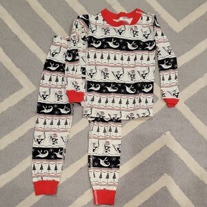 Hanna Andersson X Disney Nightmare Before Christmas Organic Cotton PJ Set